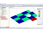 Zobrazení rozložení zatížení