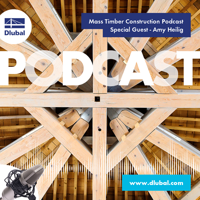 Podcast o konstrukcích z masivního dřeva \n Speciální host - Amy Heilig