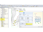 Popisování izolinií na řezech