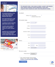 Žádost o bezplatnou studentskou verzi