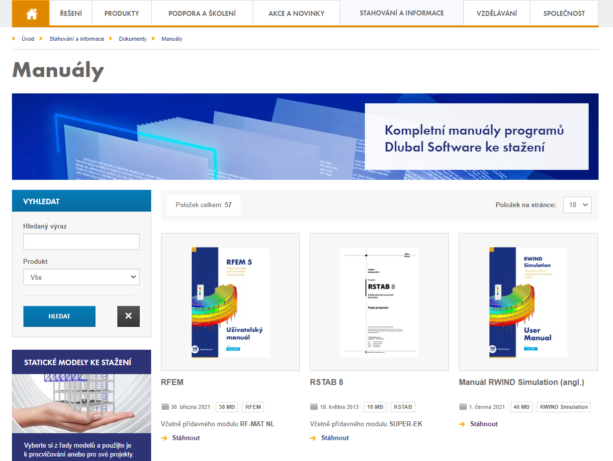 Manuály ve formátu PDF