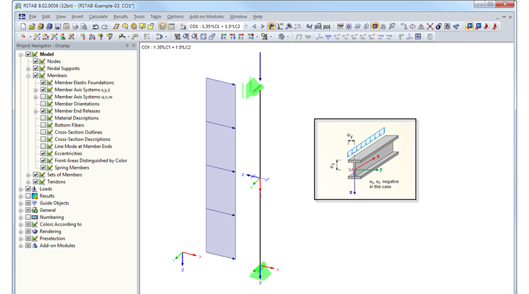 Osové systémy prutů x,y,z