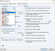 Výběr jazyka programu