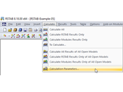 Dělení prutu pro průběhy výsledků