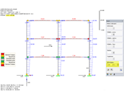Barevné znázornění výsledků plastického kloubu