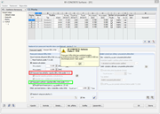 Uživatelsky zadaná šířka trhlin - chybové hlášení