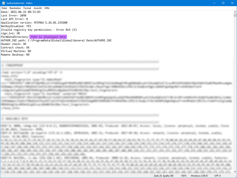 Získání cesty pro autorizaci