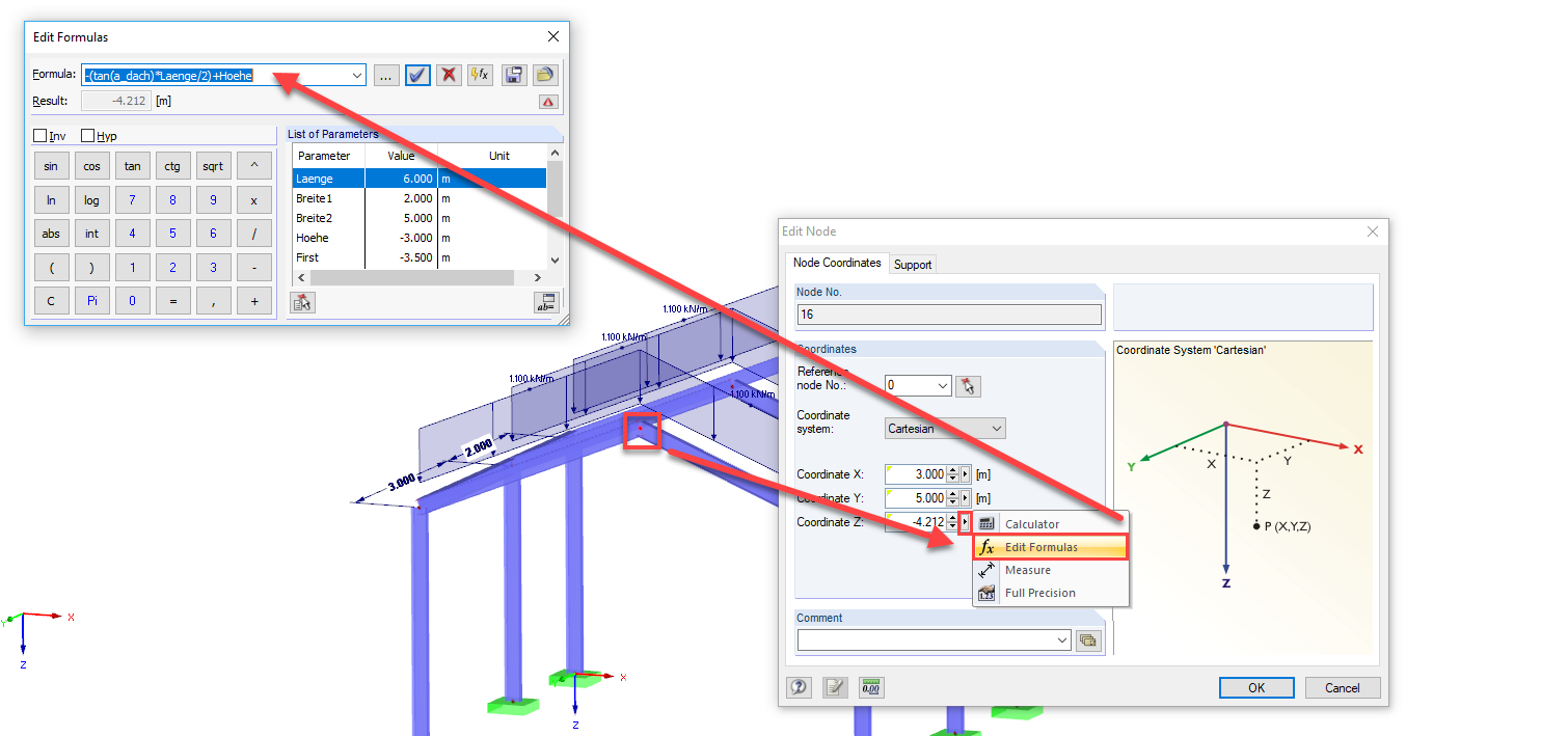 Úprava vzorce pro parametrizaci