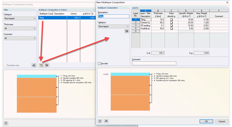 Vytváření nové vícevrstvé skladby