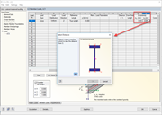 Zadání excentricity kliknutím na napěťový bod