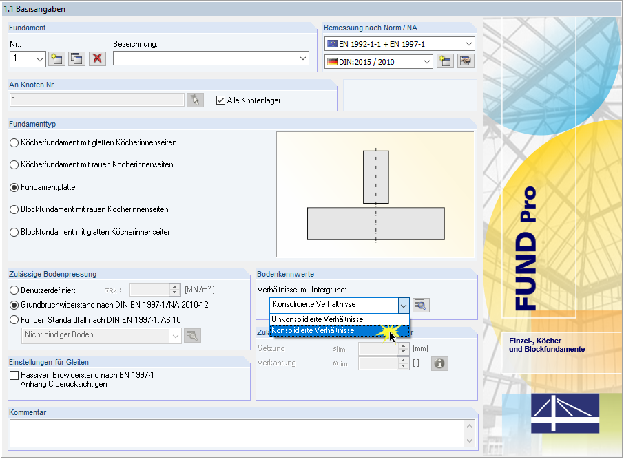 Zvolení půdních podmínek