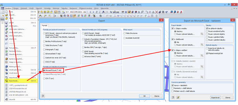 Exportovat do Excelu