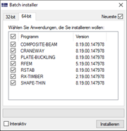 Batch installer