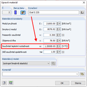 Součinitel teplotní roztažnosti