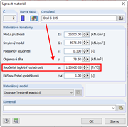 Součinitel teplotní roztažnosti