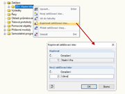 Kopírování zatěžovacího stavu