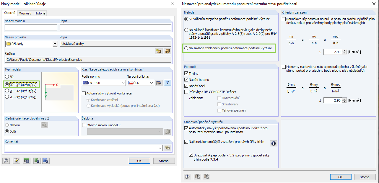 Metoda výpočtu pro SLS