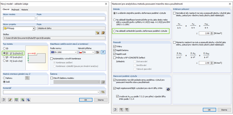 Metoda výpočtu pro SLS