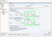 Definované průměry výztuže pro podélnou výztuž