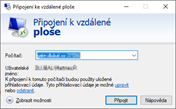 Připojení ke vzdálené ploše