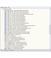 Navigátor projektu - Data