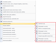 Možnosti kontroly modelu