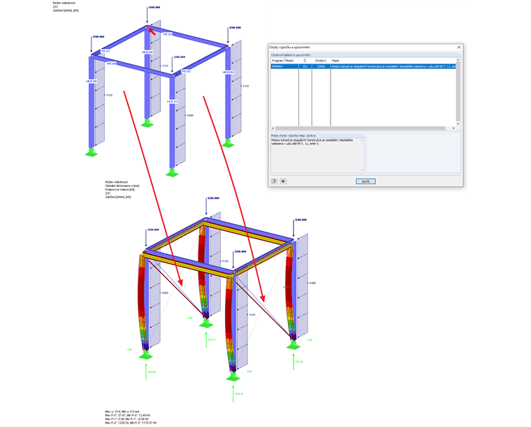 Chybějící ztužení