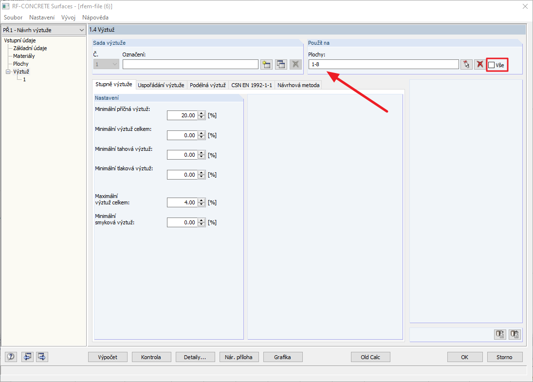 Přidání nových prvků