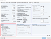 Parametry výpočtu s nelinearitami v zadané konstrukci