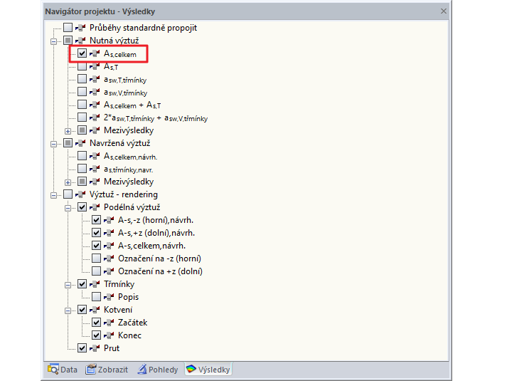 Nutná výztuž po obvodu