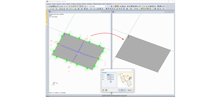 Přenos řezu kopírováním a vložením