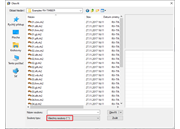 Možnost filtru pro typ souboru