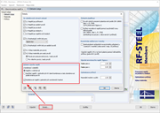 Nastavení v modulu RF-/STEEL