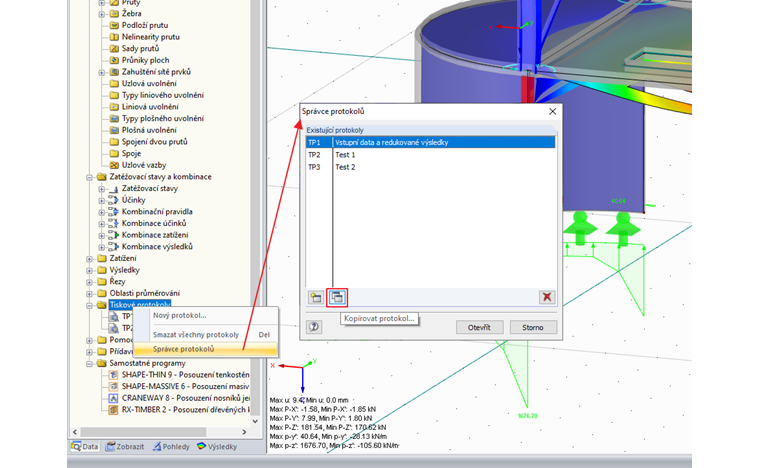 Správce tiskových protokolů