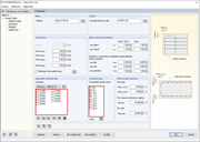 Dialog „1.3 Materiály“ s výběrem možné výztuže
