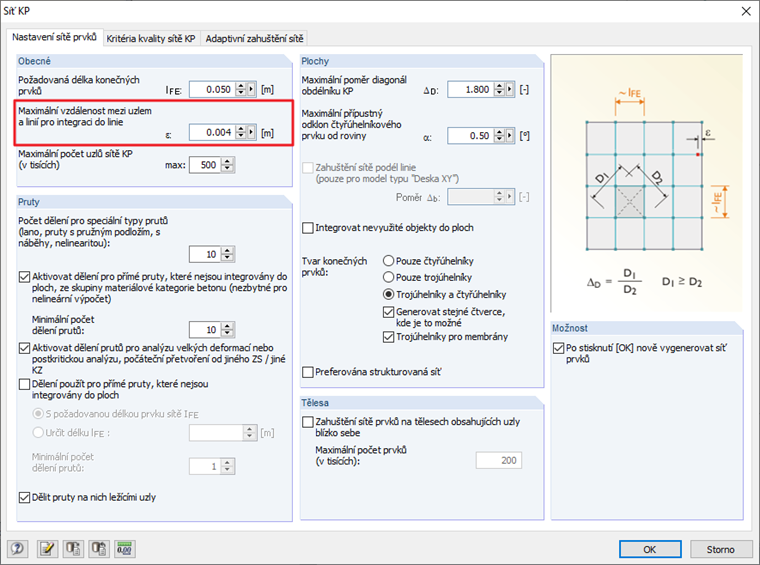 Nastavení sítě KP