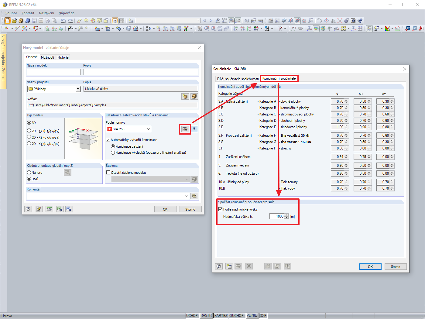 Zadání referenční výšky