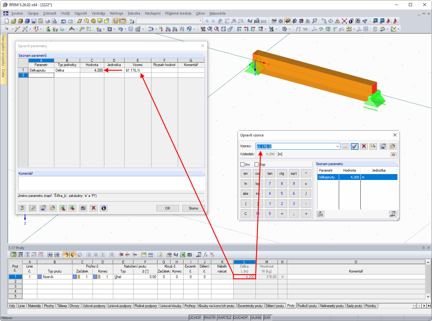 Načtení hodnot z buněk