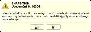 Výpočet podle teorie výztužných systémů