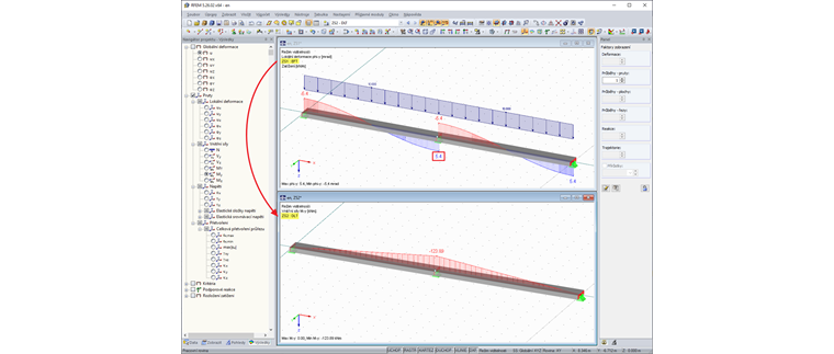 Moment vyplývající z zabráněné deformace