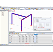 Hmoty v uzlech ve výsledkových tabulkách přídavného modulu DYNAM Pro