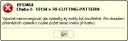 chybové hlášení č. 10154