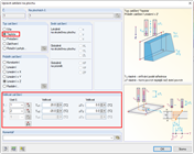Dialog "Upravit zatížení na plochu" s nastavením typu zatížení "Teplota"