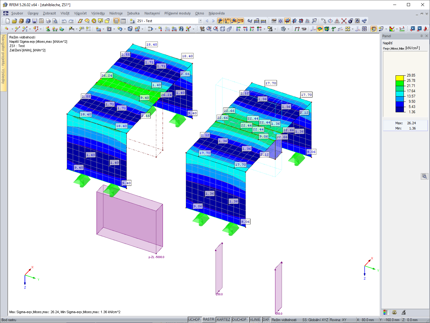 Zohlednění tuhosti sousedních konstrukčních prvků