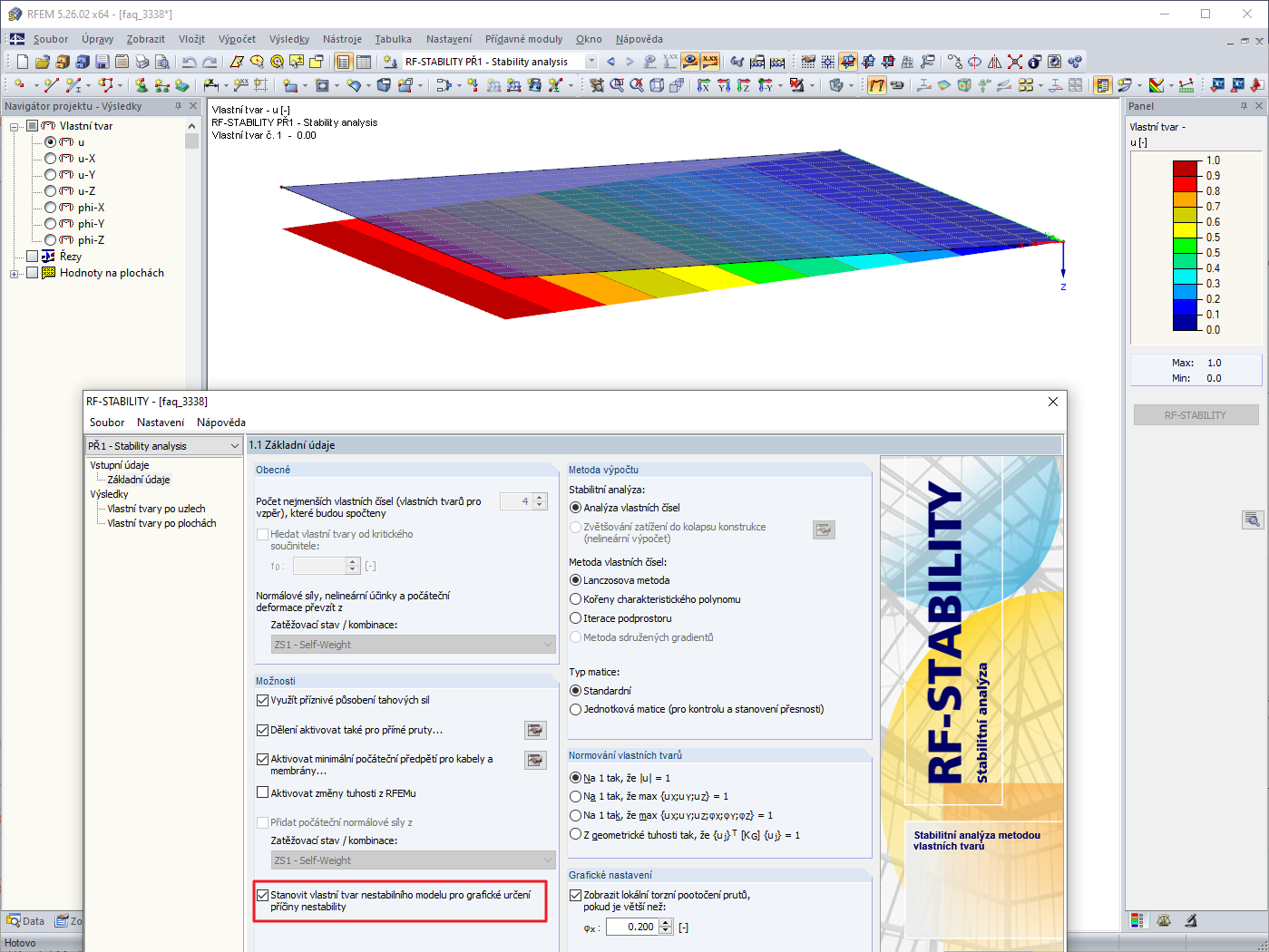 Grafické stanovení nestability