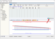Tlačítko pro databázi šablon výztuže v modulu RF-CONCRETE Members