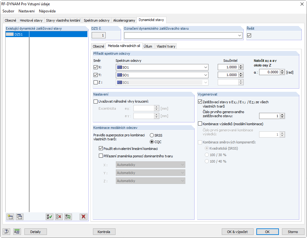 Dialog Pravidla pro superpozici