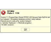 Chybové hlášení