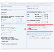 Metoda náhradního prutu a obecná metoda (přednastaveno)