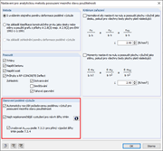Možnost "Automaticky navýšit požadovanou podélnou výztuž pro posouzení mezního stavu použitelnosti"